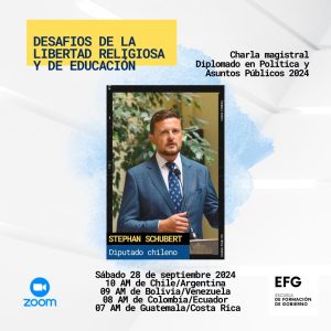 Diputado Stephan Shubert expuso sobre libertad religiosa y de educación en Diplomado en Política y Asuntos Públicos